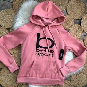 bebe Sport Pink Hoodie L